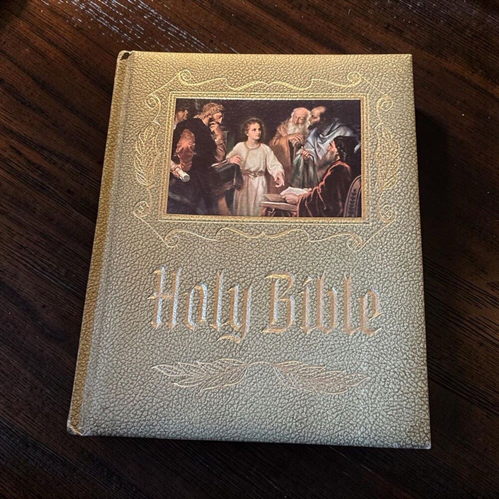 Holy Bible Family Bible Heirloom Edition King James Version Red Letter 1971
